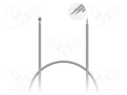 Cable; IPEX MHF 4L LK,wires; black; angled; -40÷85°C; 250mm; 50Ω