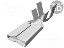 Terminal: flat; 8mm; 1mm; female; 7÷10mm2; crimped; for cable