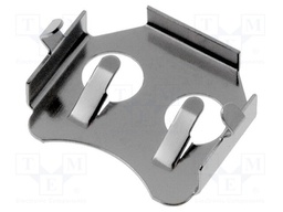 Clip; Mounting: PCB; Size: BR1220,BR1225,CL1220,CR1216,CR1220