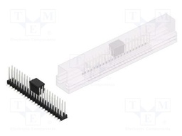 Connector: pin strips; pin header; male; PIN: 44; 2.54mm; SMT; 2x22