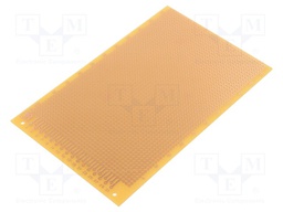 Board: universal; single sided,prototyping; W: 100mm; L: 160mm