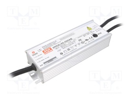 Power supply: switched-mode; LED; 65W; 13÷130VDC; 300÷500mA; IP65