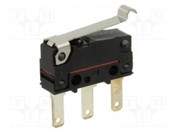 Microswitch SNAP ACTION; with lever with roller simulation
