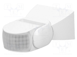Motion sensor; wall mount; 230VAC; IP65; 12m; Range: 10s÷7min