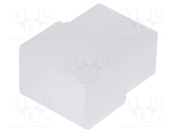 Terminals cover; male; for push-on 6.3mm connectors with lock