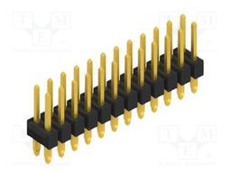 Connector: pin strips; pin header; male; PIN: 24; 2.54mm; THT; 2x12