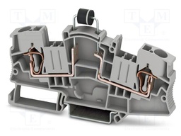 Splice terminal: rail; 5A; 1kV; spring clamp; PA; 0.2÷10mm2