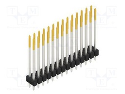 Connector: pin strips; pin header; male; PIN: 28; 2.54mm; THT; 2x14