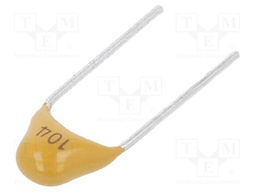 Capacitor: ceramic; MLCC; 100nF; 100V; X7R; ±10%; THT; 5mm