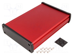 Enclosure: multipurpose; X: 146.6mm; Y: 209mm; Z: 41.6mm; aluminium
