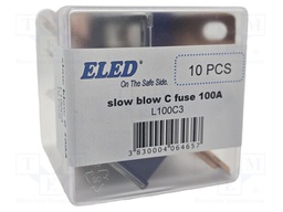 Fuse: fuse; 100A; 32VDC; automotive; 62mm; 62x15.2x22.2mm