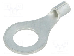 Ring terminal; M6; 0.3÷1.42mm2; crimped; for cable; non-insulated