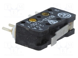 Microswitch SNAP ACTION; with lever; SPST-NO + SPST-NC; ON-(ON)