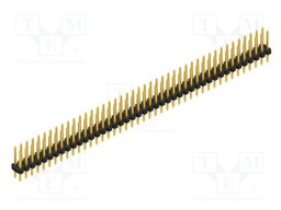 Connector: pin strips; pin header; male; PIN: 86; 2mm; THT; 2x43