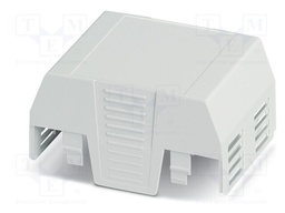 Cover; for enclosures; UL94HB; Series: EH 52,5 FLAT; Mat: ABS; grey