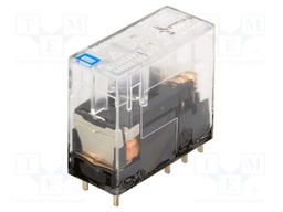 Relay: electromagnetic; DPDT; Ucoil: 12VDC; 8A/240VAC; 8A/24VDC