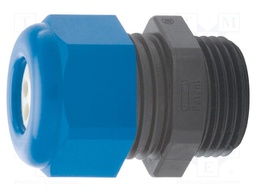 Cable gland; M16; IP68; Mat: polyamide; black-blue; Holes no: 4
