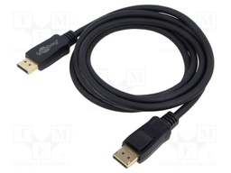Cable; DisplayPort 2.0,HDCP 2.2; DisplayPort plug,both sides