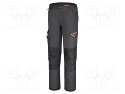 Dungarees; Size: XXXL; grey-black; 260g/m2