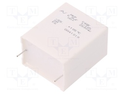 Capacitor: polypropylene; 6.8uF; ESR: 3.6mΩ; C4AF; THT; ±10%; 38V/μs