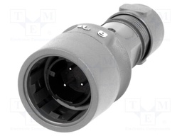 Connector: circular; plug; male; PIN: 3; Buccaneer 6000; for cable