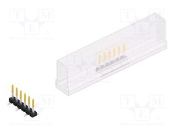 Connector: pin strips; pin header; male; PIN: 6; 2.54mm; SMT; 1x6