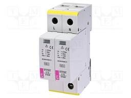 Surge arrester; Type 2; Poles: 2; 40kA; Uoper.max: 275VAC; -40÷70°C