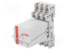 Relay: interface; 3PDT; Ucoil: 24VDC; 16A; 16A/250VAC; 16A/24VDC