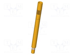 Test probe socket; Contact plating: gold-plated; push-in; KS-465