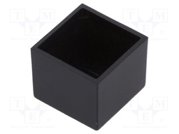 Enclosure: designed for potting; X: 14mm; Y: 14mm; Z: 11.5mm; ABS