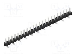 Connector: pin strips; pin header; male; PIN: 22; 2.54mm; SMT; 1x22