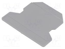 Separating plate; Application: UK2.5,UK4,UK6; grey; polyamide