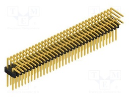 Connector: pin strips; pin header; male; PIN: 68; 1.27mm; THT; 2x34