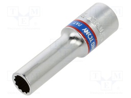 Wrench; 12-angles,socket spanner; 3/8"; long