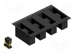 Connector: pin strips; pin header; male; PIN: 10; 2.54mm; SMT; 2x5