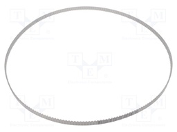 Timing belt; AT5; W: 10mm; H: 2.7mm; Lw: 1125mm; Tooth height: 1.2mm