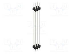 Connector: pin strips; pin header; male; PIN: 6; 2.54mm; THT; 2x3