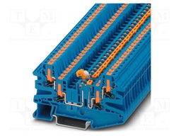 Splice terminal: rail; PTV; 20A; 400V; push-in; PA; L: 45.7mm