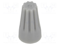 Close end; 22AWG÷14AWG; screwed; grey; max.105°C