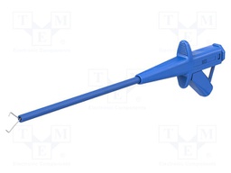 Clip-on probe; pincers type; 4A; blue; 1kV; 4mm; Overall len: 192mm