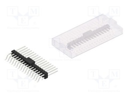Connector: pin strips; pin header; male; PIN: 32; 2.54mm; SMT; 2x16