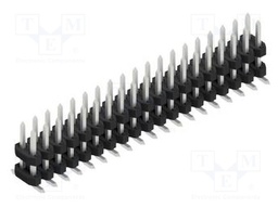 Connector: pin strips; pin header; male; PIN: 38; 2mm; SMT; 2x19