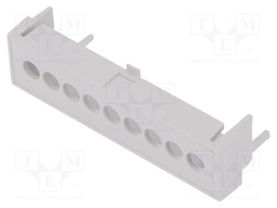 Terminals cover; grey; 5.08mm; Holes no: 9