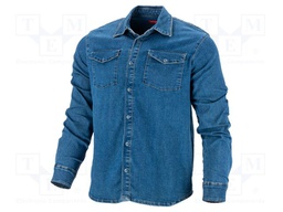 Shirt; Size: XL; blue; 320g/m2