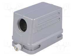 Enclosure: for HDC connectors; C146; size E10; for cable; angled