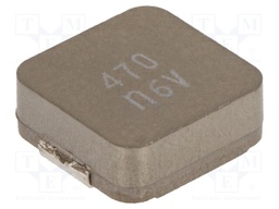 Inductor: ferrite; 47uH; Ioper: 4.5A; 105.4mΩ; ±20%; Isat: 5.5A