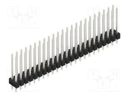 Connector: pin strips; pin header; male; PIN: 46; 2.54mm; THT; 2x23
