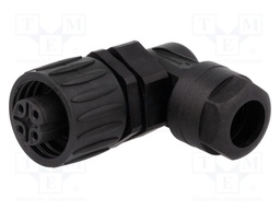 Connector: circular; plug; PIN: 4; female; screw terminal; 400V; 16A