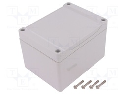 Enclosure: multipurpose; X: 90mm; Y: 120mm; Z: 80mm; 1555; grey