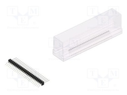 Connector: pin strips; pin header; male; PIN: 25; 1.27mm; SMT; 1x25